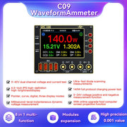 Amperometro digitale a forma d'onda con rilevamento di carica/misurazione di tensione i2C C09, Host, With Expansion  Board