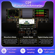 Amperometro digitale a forma d'onda con rilevamento di carica/misurazione di tensione i2C C09, Host, With Expansion  Board