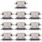 10 connettori originali per porta di ricarica a 12 pin, Middle Pin Position, Four-pin Contacts, Upper Corner, Dual-row Pin, Dual-row Contact Pins, 4 Pin Not Spring-loaded, Four Pins Lower