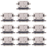 10 connettori originali per porta di ricarica a 12 pin, Middle Pin Position, Four-pin Contacts, Upper Corner, Dual-row Pin, Dual-row Contact Pins, 4 Pin Not Spring-loaded, Four Pins Lower