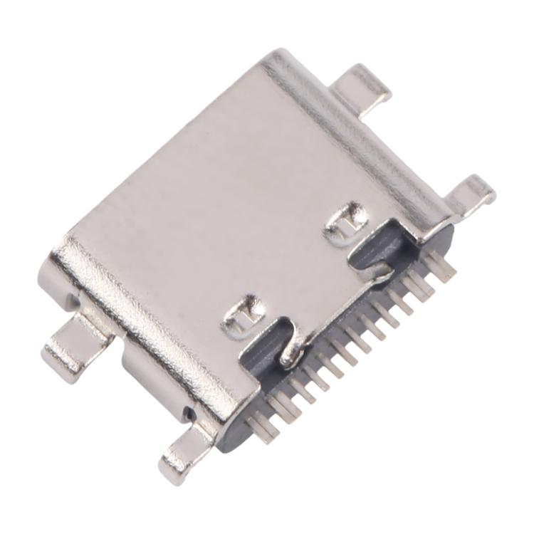 10 connettori originali per porta di ricarica a 12 pin, Middle Pin Position, Four-pin Contacts, Upper Corner, Dual-row Pin, Dual-row Contact Pins, 4 Pin Not Spring-loaded, Four Pins Lower