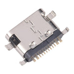 10 connettori originali per porta di ricarica a 12 pin, Middle Pin Position, Four-pin Contacts, Upper Corner, Dual-row Pin, Dual-row Contact Pins, 4 Pin Not Spring-loaded, Four Pins Lower