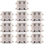 10 connettori originali per porta di ricarica a 12 pin, Middle Pin Position, Four-pin Contacts, Upper Corner, Dual-row Pin, Dual-row Contact Pins, 4 Pin Not Spring-loaded, Four Pins Lower