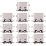 10 connettori originali per porta di ricarica a 12 pin, Middle Pin Position, Four-pin Contacts, Upper Corner, Dual-row Pin, Dual-row Contact Pins, 4 Pin Not Spring-loaded, Four Pins Lower