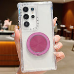 Custodia per telefono Dreamland trasparente con supporto MagSafe., For Samsung Galaxy S21 Ultra 5G