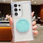 Custodia per telefono Dreamland trasparente con supporto MagSafe., For Samsung Galaxy S21 Ultra 5G