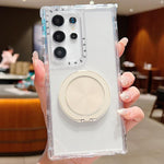 Custodia per telefono Dreamland trasparente con supporto MagSafe., For Samsung Galaxy S21 Ultra 5G