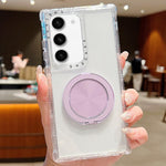 Custodia per telefono Dreamland trasparente con supporto MagSafe., For Samsung Galaxy S23 5G, For Samsung Galaxy S22 Ultra 5G, For Samsung Galaxy S22+ 5G