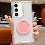 Custodia per telefono Dreamland trasparente con supporto MagSafe., For Samsung Galaxy S23 5G, For Samsung Galaxy S22 Ultra 5G, For Samsung Galaxy S22+ 5G