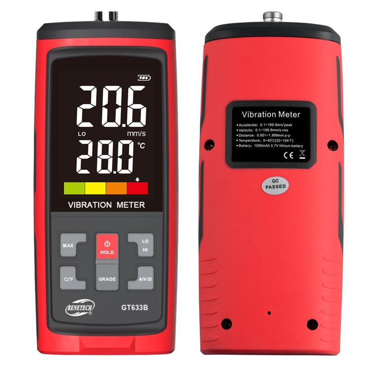 Tester vibrazioni portatile Benetech GT633B