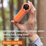Mini ventilatore portatile con display digitale e batteria 2000mA