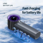 Ventilatore portatile HX-F369 con display digitale LED