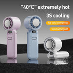 Ventilatore portatile pieghevole con batteria 3600mAh