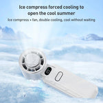 Ventilatore portatile pieghevole con batteria 3600mAh