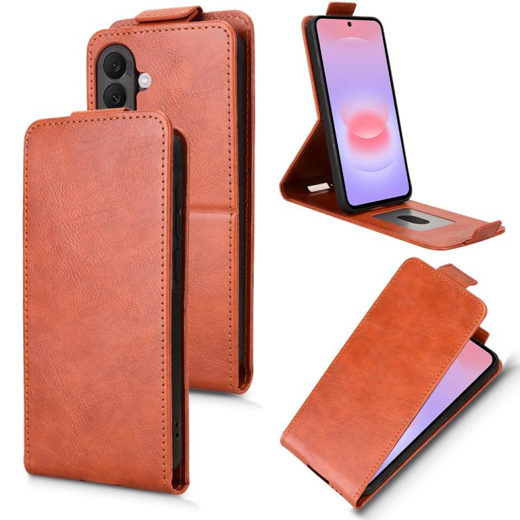 Custodia magnetica verticale in pelle per telefono con fibbia, For Samsung Galaxy A57 5G, For Samsung Galaxy A37 5G, For Samsung Galaxy A27 5G, For Samsung Galaxy A07 4G, For Samsung Galaxy A06 5G / 4G