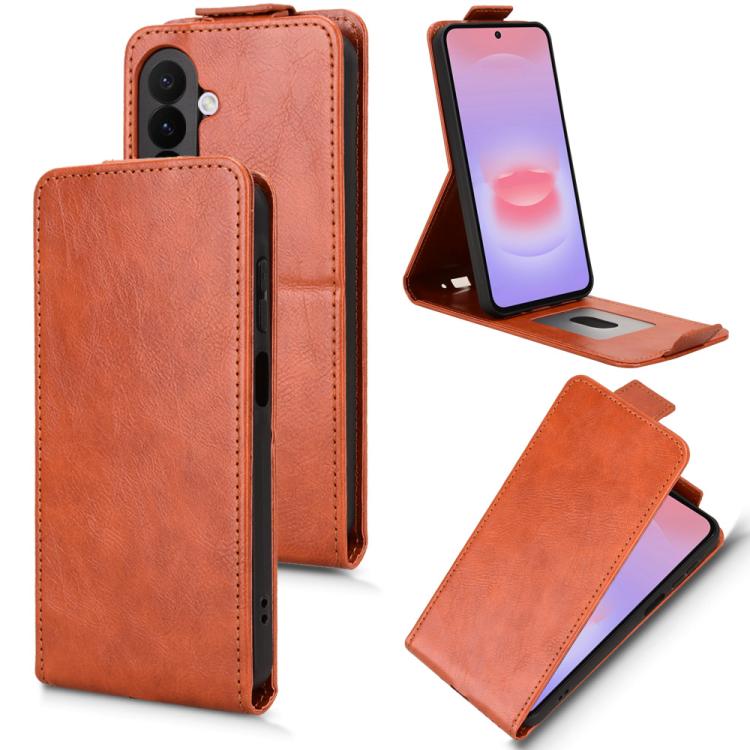 Custodia magnetica verticale in pelle per telefono con fibbia, For Samsung Galaxy A57 5G, For Samsung Galaxy A37 5G, For Samsung Galaxy A27 5G, For Samsung Galaxy A07 4G, For Samsung Galaxy A06 5G / 4G