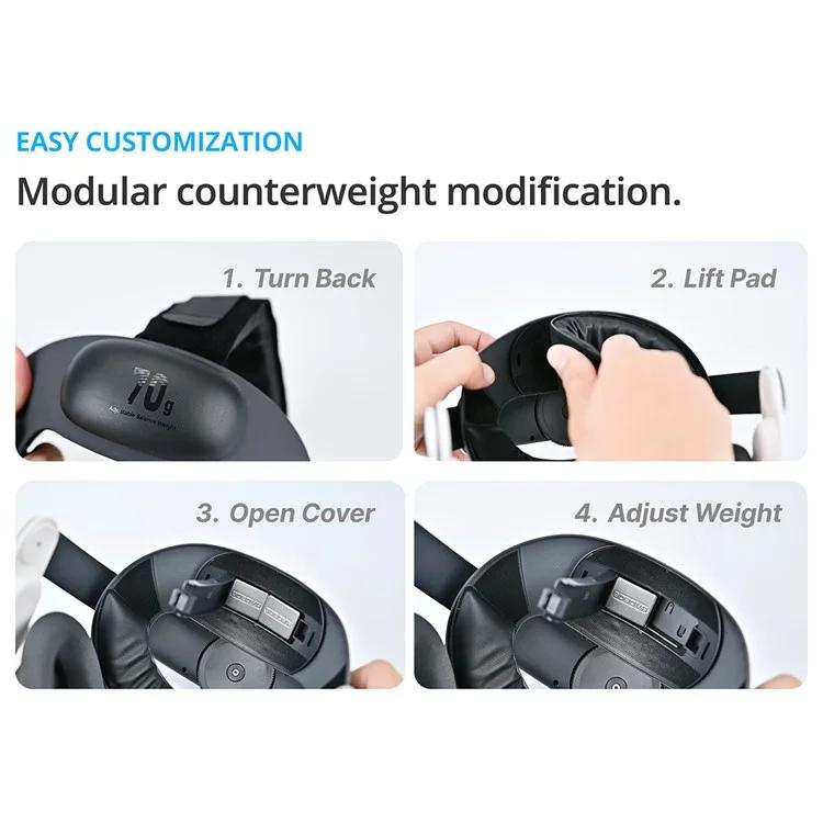 BOBOVR E3 Cinturino Ergonomico per Meta Quest 3