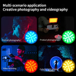 Luce LED portatile GZ-669 RGB tascabile 3200-7200K