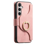 Portafoglio con cerniera ad anello, protezione RFID, custodia per telefono in pelle MagSafe, For Galaxy S25 FE 5G, For Galaxy S25 Edge 5G, For Galaxy S24 FE 5G