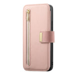 Portafoglio con cerniera ad anello, protezione RFID, custodia per telefono in pelle MagSafe, For Galaxy A08 / A07 4G / 5G, For Galaxy A18 / A17 4G / 5G, For Galaxy A27 5G