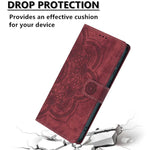 Custodia per telefono in pelle satinata stile retrò con mandala in rilievo., For Samsung Galaxy A33 5G, For Samsung Galaxy A53 5G, For Samsung Galaxy A32 5G