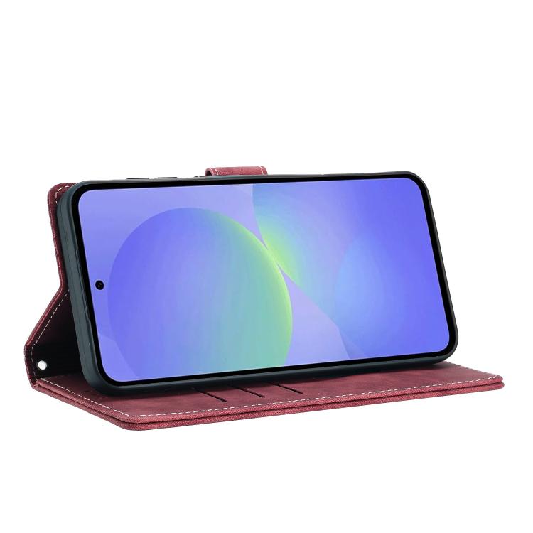 Custodia per telefono in pelle satinata stile retrò con mandala in rilievo., For Samsung Galaxy A57 5G, For Samsung Galaxy A37 5G, For Galaxy A27 5G, For Samsung Galaxy A07 4G / A06 4G