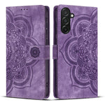Custodia per telefono in pelle satinata stile retrò con mandala in rilievo., For Samsung Galaxy A57 5G, For Samsung Galaxy A37 5G, For Galaxy A27 5G, For Samsung Galaxy A07 4G / A06 4G