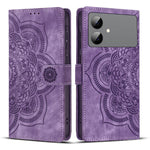 Custodia per telefono in pelle satinata stile retrò con mandala in rilievo., For Galaxy S26 FE 5G, For Samsung Galaxy S26+ 5G, For Samsung Galaxy S26 Edge 5G, For Samsung Galaxy S26 Ultra 5G