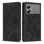Custodia per telefono in pelle satinata stile retrò con mandala in rilievo., For Galaxy S26 FE 5G, For Samsung Galaxy S26+ 5G, For Samsung Galaxy S26 Edge 5G, For Samsung Galaxy S26 Ultra 5G