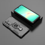Custodia per telefono ibrida in TPU e PC con supporto in metallo., For Samsung Galaxy A26 5G, For Samsung Galaxy A16 4G, For Samsung Galaxy A06 4G, For Samsung Galaxy A55 5G