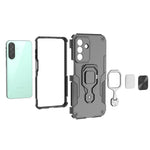 Custodia per telefono ibrida in TPU e PC con supporto in metallo., For Samsung Galaxy A26 5G, For Samsung Galaxy A16 4G, For Samsung Galaxy A06 4G, For Samsung Galaxy A55 5G