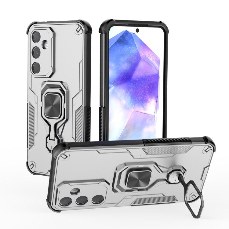 Custodia per telefono ibrida in TPU e PC con supporto in metallo., For Samsung Galaxy A26 5G, For Samsung Galaxy A16 4G, For Samsung Galaxy A06 4G, For Samsung Galaxy A55 5G
