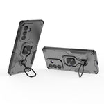 Custodia per telefono ibrida in TPU e PC con supporto in metallo., For Samsung Galaxy A57 5G, For Samsung Galaxy A27 5G, For Galaxy A07 4G, For Samsung Galaxy A17 5G