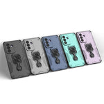 Custodia per telefono ibrida in TPU e PC con supporto in metallo., For Samsung Galaxy A57 5G, For Samsung Galaxy A27 5G, For Galaxy A07 4G, For Samsung Galaxy A17 5G