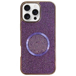 Custodia MagSafe in policarbonato glitterata per iPhone 16 e 17