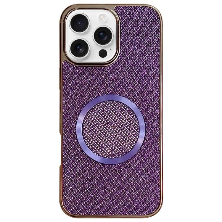 Custodia MagSafe in policarbonato glitterata per iPhone 16 e 17
