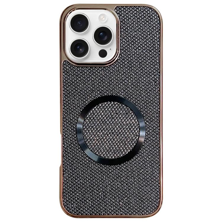Custodia MagSafe in policarbonato glitterata per iPhone 16 e 17
