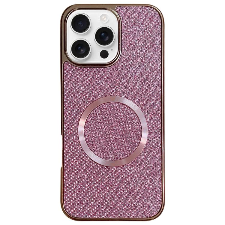 Custodia MagSafe in policarbonato glitterata per iPhone 16 e 17