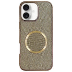 Custodia per telefono MagSafe in policarbonato con finitura glitterata galvanizzata., For iPhone 16 Plus, For iPhone 16, For iPhone 15 Pro Max, For iPhone 15 Pro
