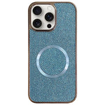 Custodia per telefono MagSafe in policarbonato con finitura glitterata galvanizzata., For iPhone 16 Plus, For iPhone 16, For iPhone 15 Pro Max, For iPhone 15 Pro
