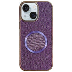 Custodia per telefono MagSafe in policarbonato con finitura glitterata galvanizzata., For iPhone 15 Plus, For iPhone 15, For iPhone 14 Plus, For iPhone 14