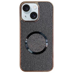 Custodia per telefono MagSafe in policarbonato con finitura glitterata galvanizzata., For iPhone 15 Plus, For iPhone 15, For iPhone 14 Plus, For iPhone 14