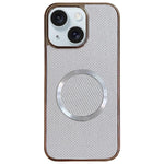 Custodia per telefono MagSafe in policarbonato con finitura glitterata galvanizzata., For iPhone 15 Plus, For iPhone 15, For iPhone 14 Plus, For iPhone 14