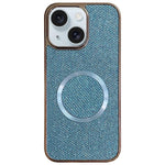 Custodia per telefono MagSafe in policarbonato con finitura glitterata galvanizzata., For iPhone 15 Plus, For iPhone 15, For iPhone 14 Plus, For iPhone 14