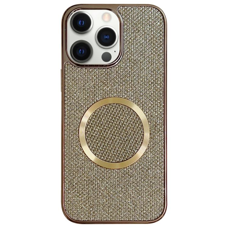Custodia per telefono MagSafe in policarbonato con finitura glitterata galvanizzata., For iPhone 13, For iPhone 12, For iPhone 12 Pro Max, For iPhone 12 Pro