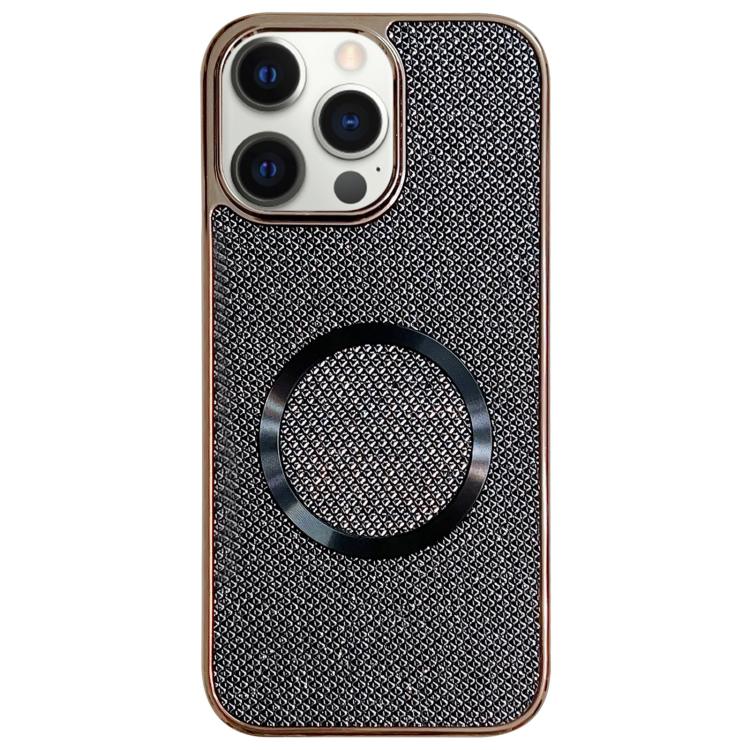Custodia per telefono MagSafe in policarbonato con finitura glitterata galvanizzata., For iPhone 13, For iPhone 12, For iPhone 12 Pro Max, For iPhone 12 Pro