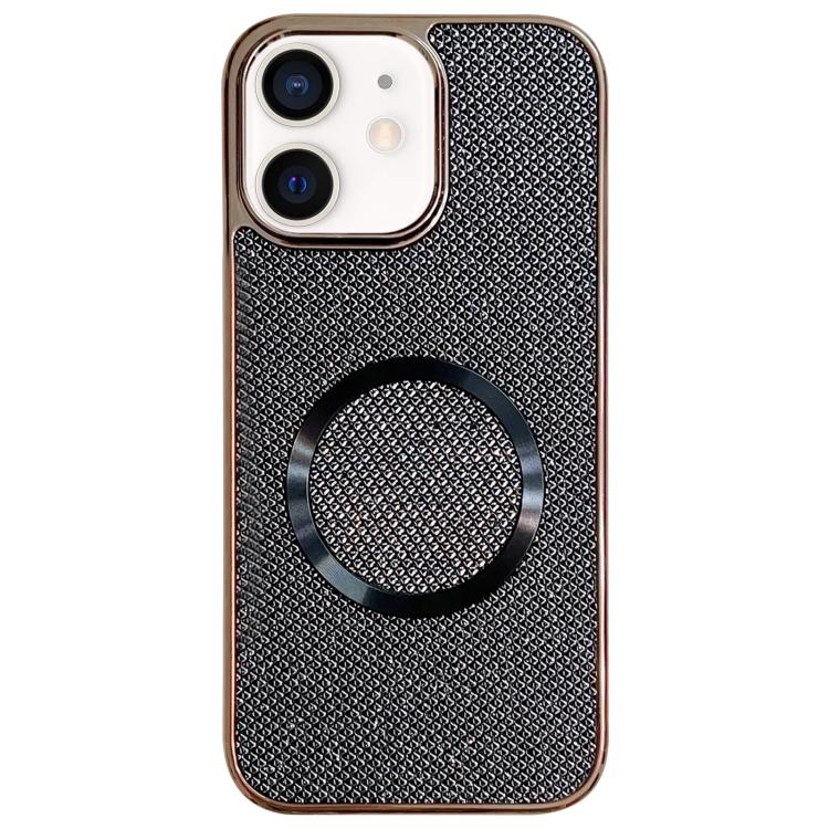 Custodia per telefono MagSafe in policarbonato con finitura glitterata galvanizzata., For iPhone 13, For iPhone 12, For iPhone 12 Pro Max, For iPhone 12 Pro
