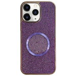 Custodia per telefono MagSafe in policarbonato con finitura glitterata galvanizzata., For iPhone 11 Pro Max, For iPhone 11, For iPhone 11 Pro