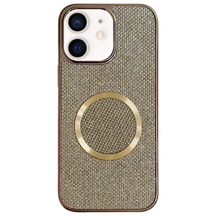 Custodia per telefono MagSafe in policarbonato con finitura glitterata galvanizzata., For iPhone 11 Pro Max, For iPhone 11, For iPhone 11 Pro