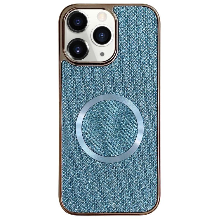 Custodia per telefono MagSafe in policarbonato con finitura glitterata galvanizzata., For iPhone 11 Pro Max, For iPhone 11, For iPhone 11 Pro